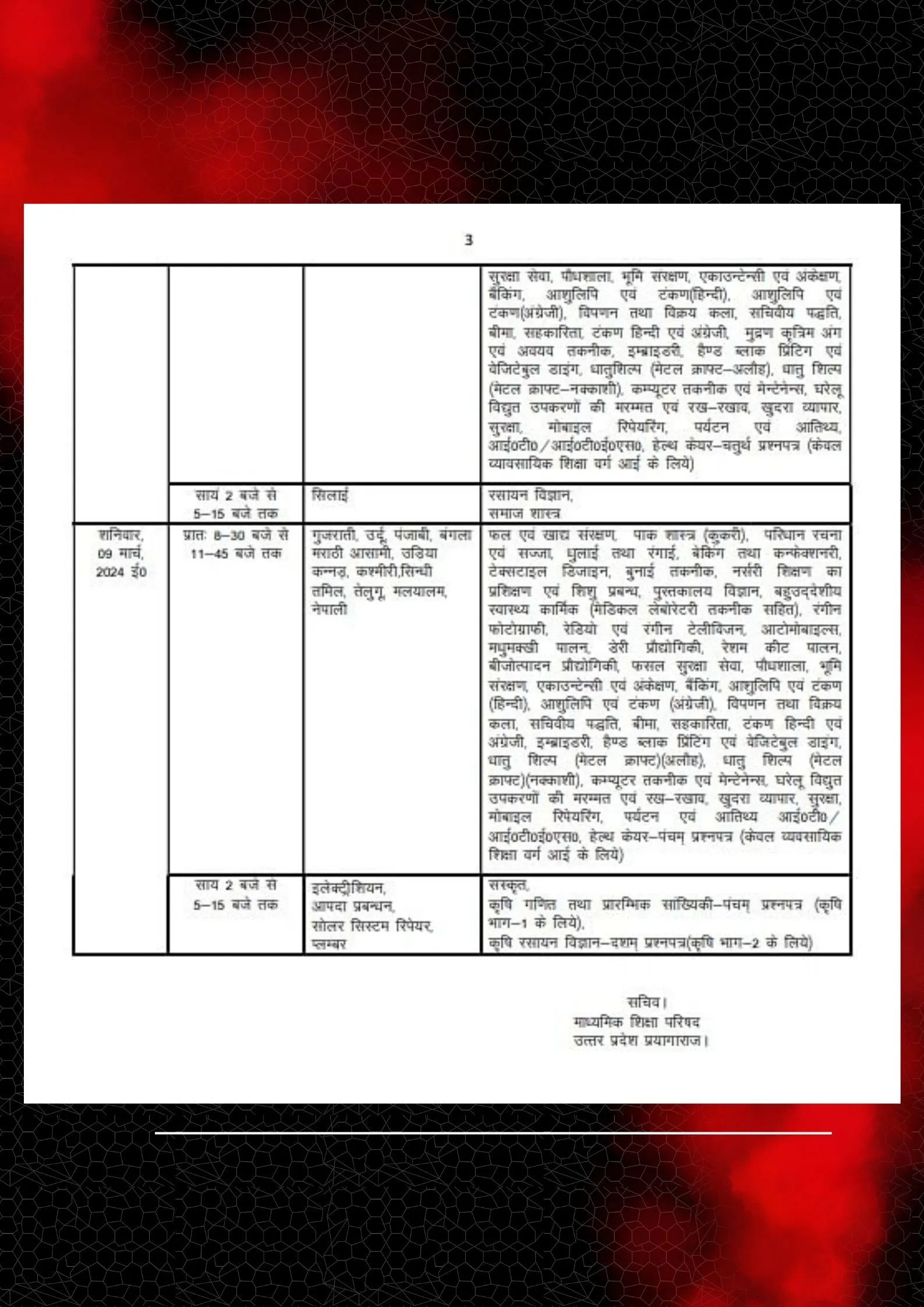 You are currently viewing UP Board Exam Dates 2024 out: | UP Class 10, 12 exams from February 22